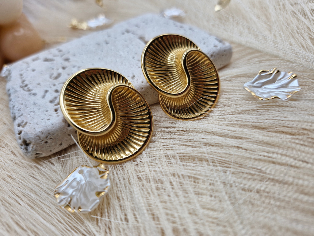 Boucles d'oreilles Pom-Kannèl