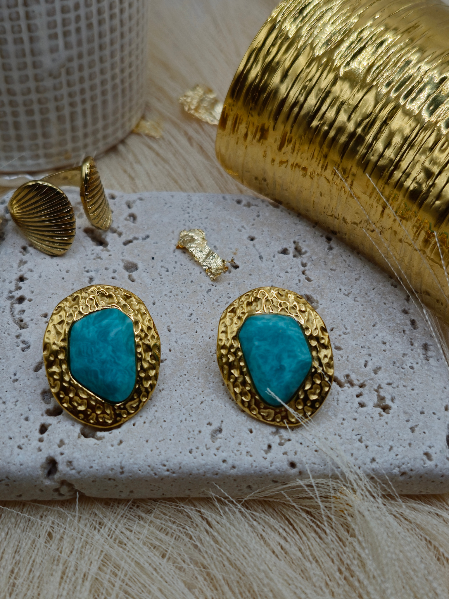 Boucles d'oreilles Clitoria