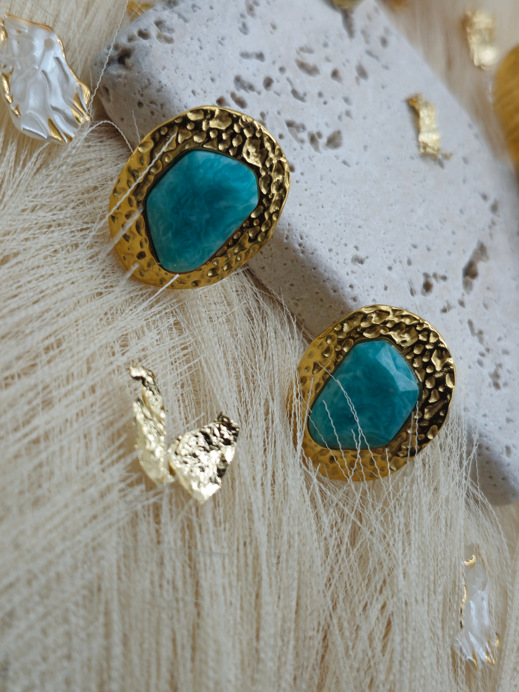 Boucles d'oreilles Clitoria