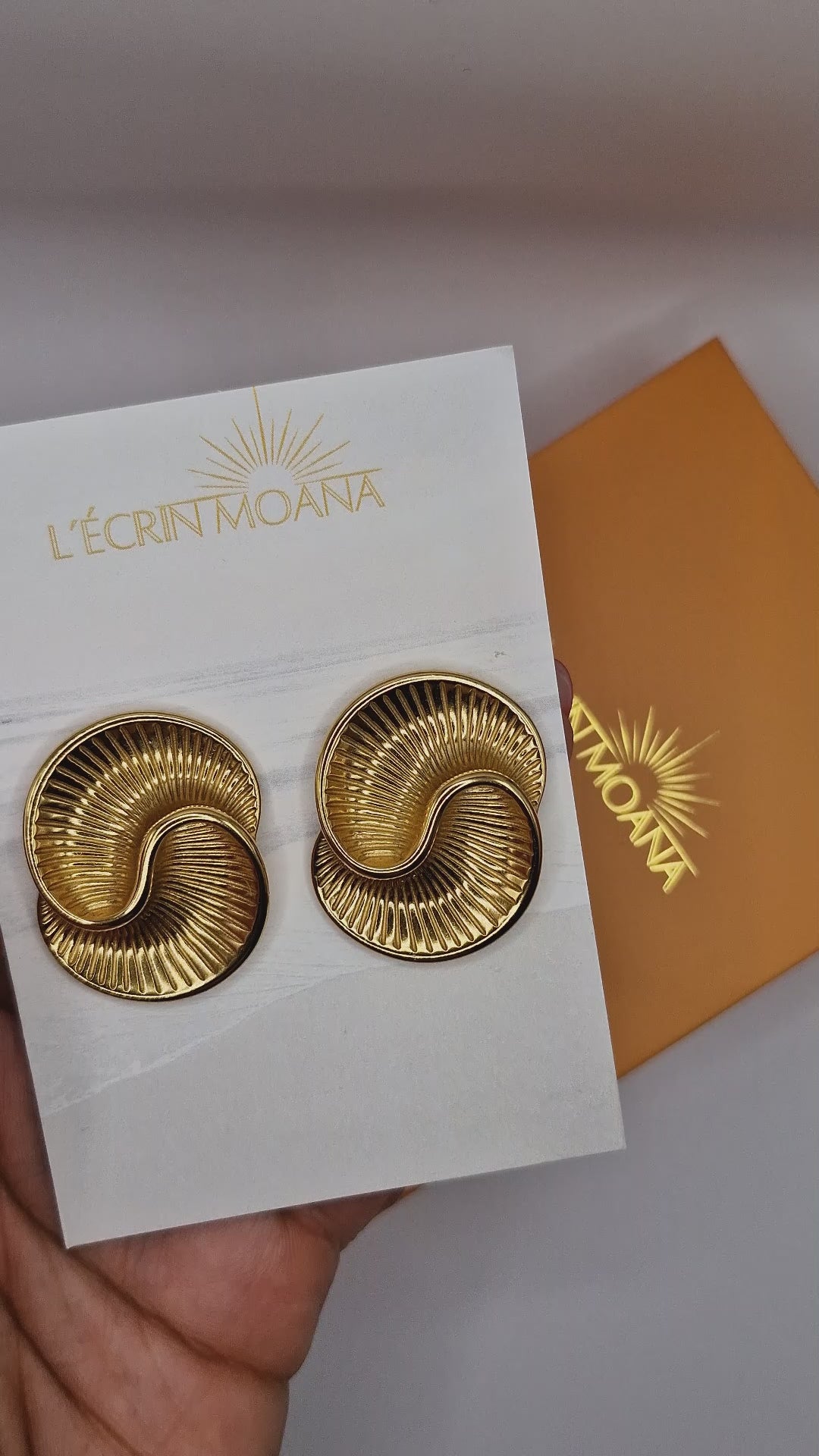 Boucles d'oreilles Póm-Kannèl